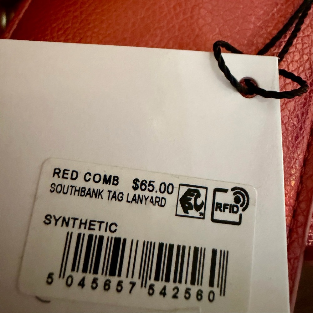 NWT Kurt Geiger South Bank Lanyard Tag holder in box - Picture 5 of 6